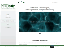 Tablet Screenshot of mepitaly.com